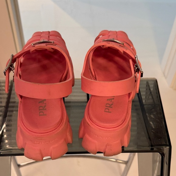 Prada Women's Coral Sandals - Picture 3 of 4